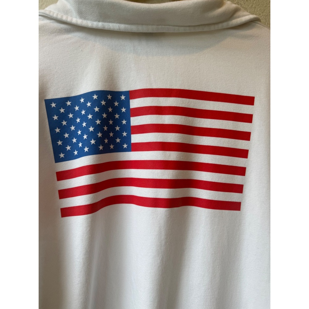 Universal Thread Womens USA American Flag Quarter‎ Zip Sweatshirt XL Oversized - Picture 3 of 9